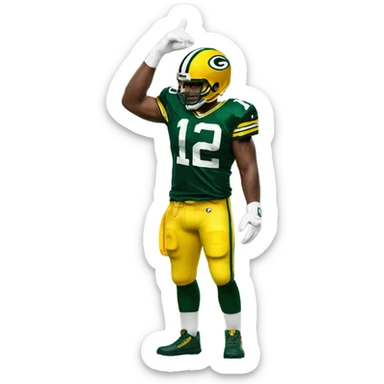 Packer player thumbs down sticker
