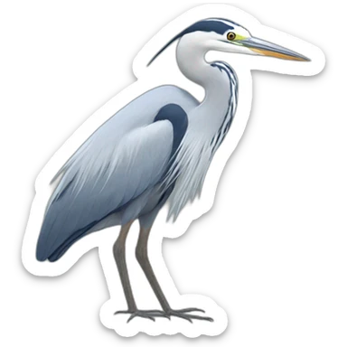Heron sticker