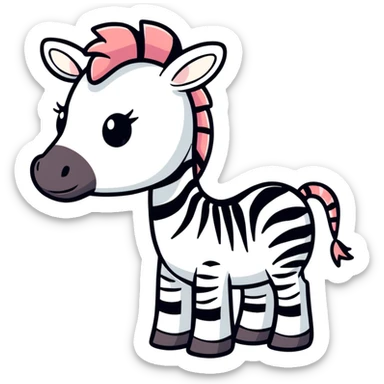 Zebra sticker