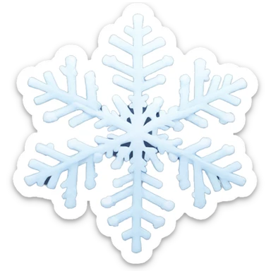 Fancy snowflake  sticker
