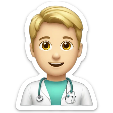 Physio Therapy as a Boy sticker