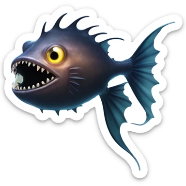 Anglerfish sticker