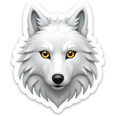 شعار مسلسل the witcher ذئب sticker