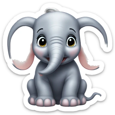 Dumbo from Disney  sticker