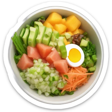 poke bowl sticker