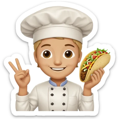 Taco in charge sticker