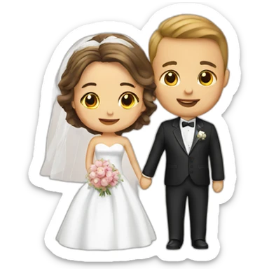 Wedding sticker