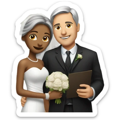 Getting married at courthouse with judge sticker