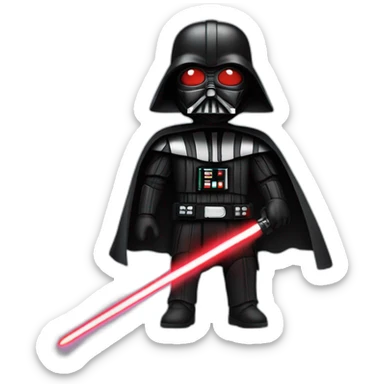 Dark vador qui fait ds claquettes sticker