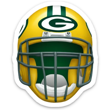 Green Bay Packers logo sticker