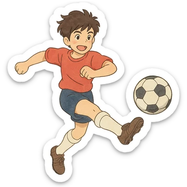 ghibli style Sport sticker