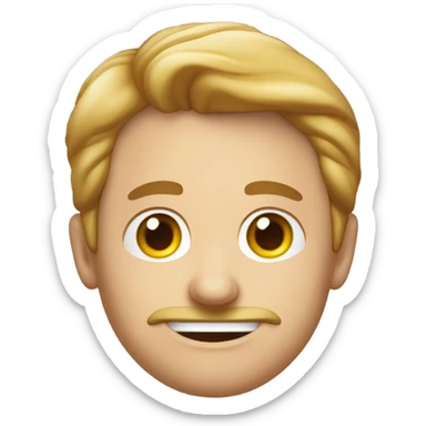 Man 60. Bril n de vorm van een Zwitsers zakmes  sticker