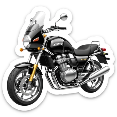 Honda cb1300 super four iPhone style graphic emoji sticker