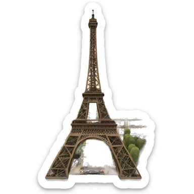 Eiffel tower Paris  sticker