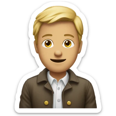 Une personne tenant un coeur  sticker