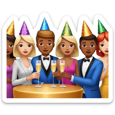 party clubbing at a bar nightlife drunk dance floor sticker