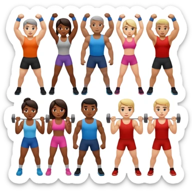 workouts sticker