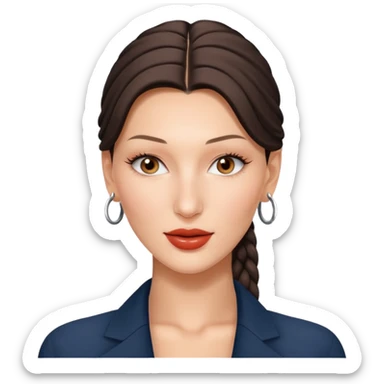 Bella hadid speaking sticker