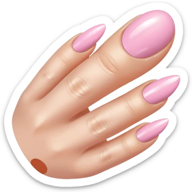 Light pink nails sticker