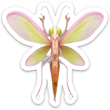 Orchid mantis sticker