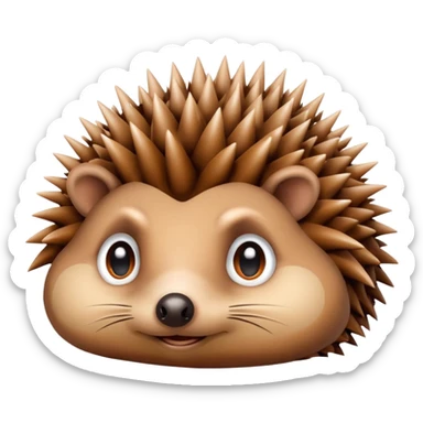 Emotional hedgehog  sticker