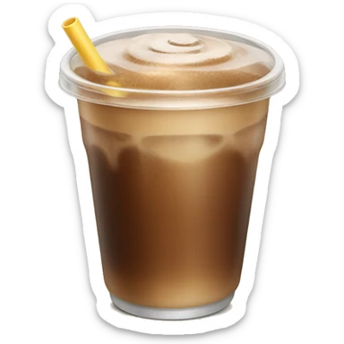 Iced coffee sticker