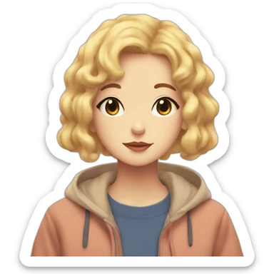 Lofi girl from the channel lofi girl sticker