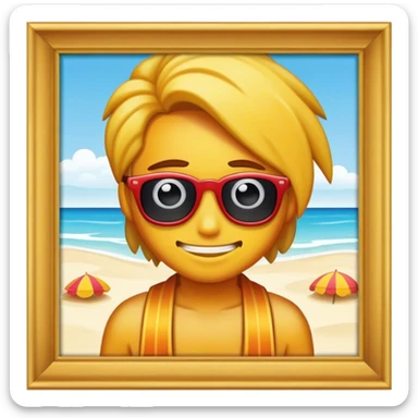 Astetik playa sticker