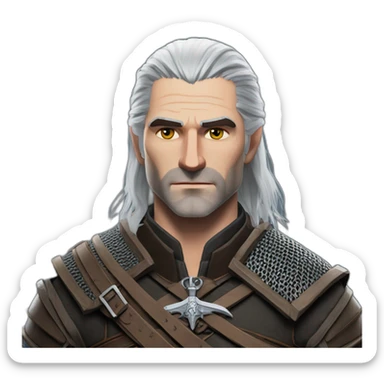 The Witcher Geralt of Rivia sticker