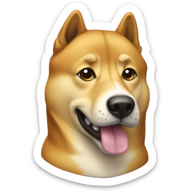 such wow doge meme looking smug sticker