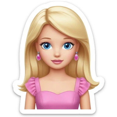 barbie girl sticker