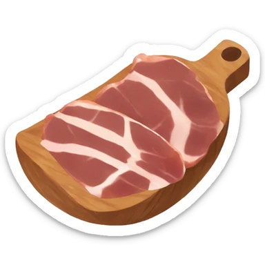 iberic ham  sticker