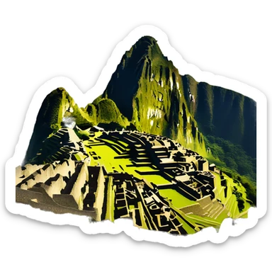 machu picchu sticker