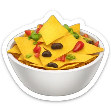 nacho bowl sticker