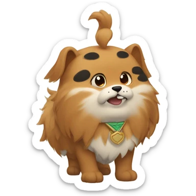 chou with cute ace sticker