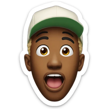 tyler the creator cringing sticker