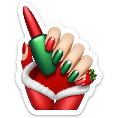 xmas nail art sticker