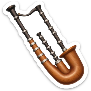 scotch bag pipe instrument sticker