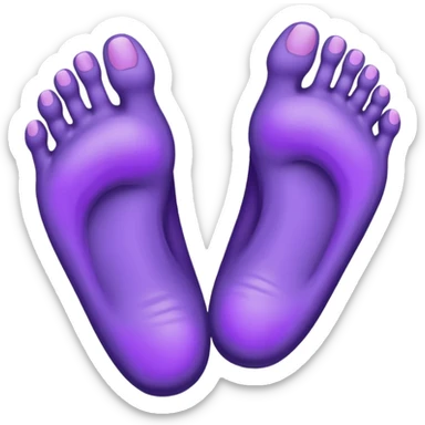 bruised feet sticker