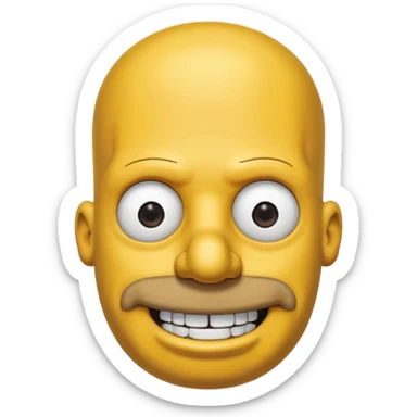 simpson homer sticker