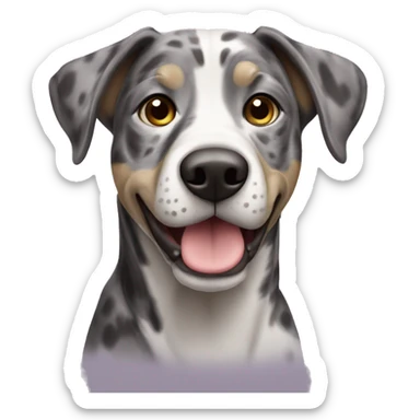 Catahoula dog sticker
