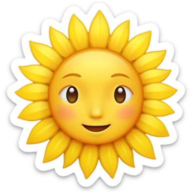 Sunshine sticker