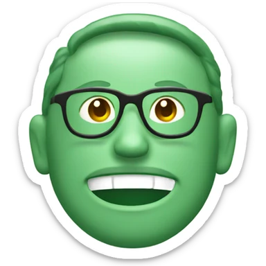 Green ID card sticker