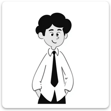 sketch of Mr. Sorhaindo sticker