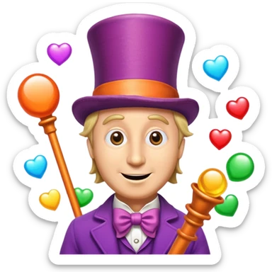 Wonka factory sticker