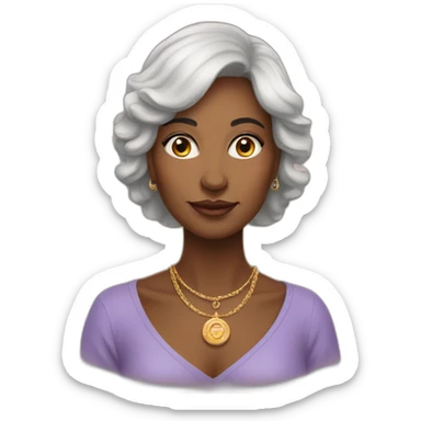 Warm , honest, beautiful and charming lady who counsel , coach and reading tarot and numerology to help others sticker