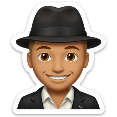 Gangster emoji sticker