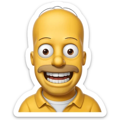 the simpsons, Different every character, only one at a time. sticker