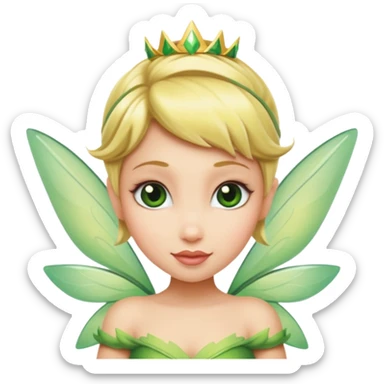 Tinkerbell princess sticker