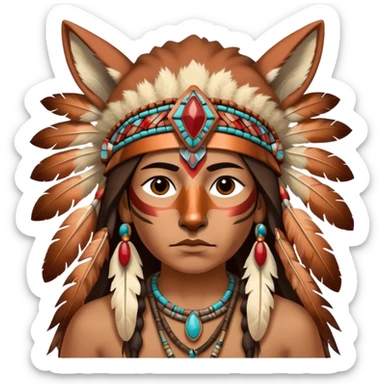 Mystic Coyote sticker